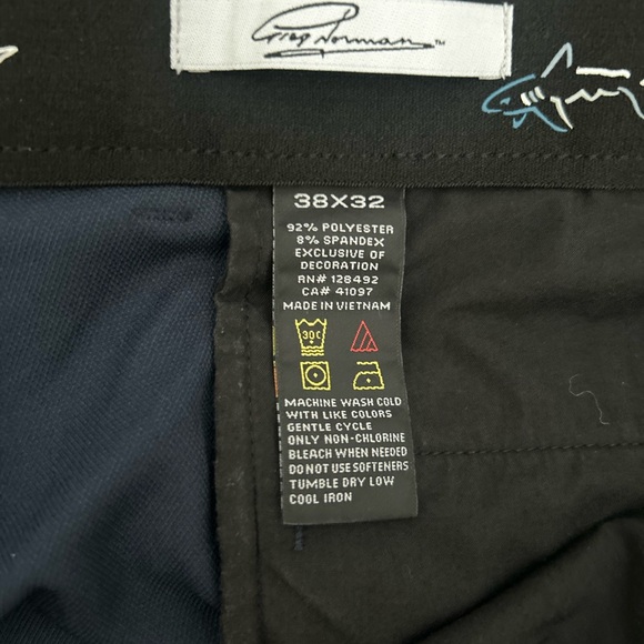 Greg Norman Collection Men's Classic Navy Blue 38x32  Dress Pants - Picture 2 of 3